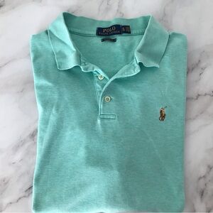 Polo Ralph Lauren Classic Fit Soft Cotton Polo Shirt Size XL Light Green